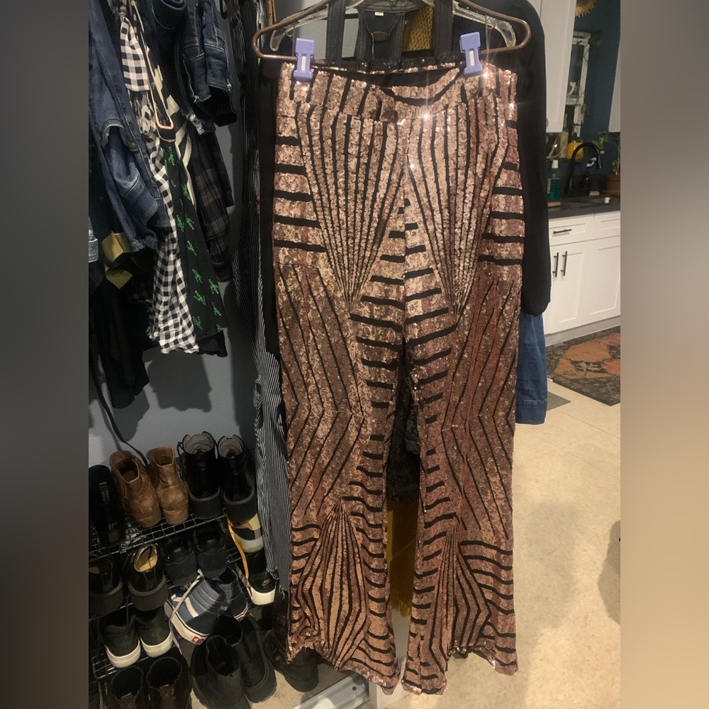 Sparkly bell bottoms women’s xxl
